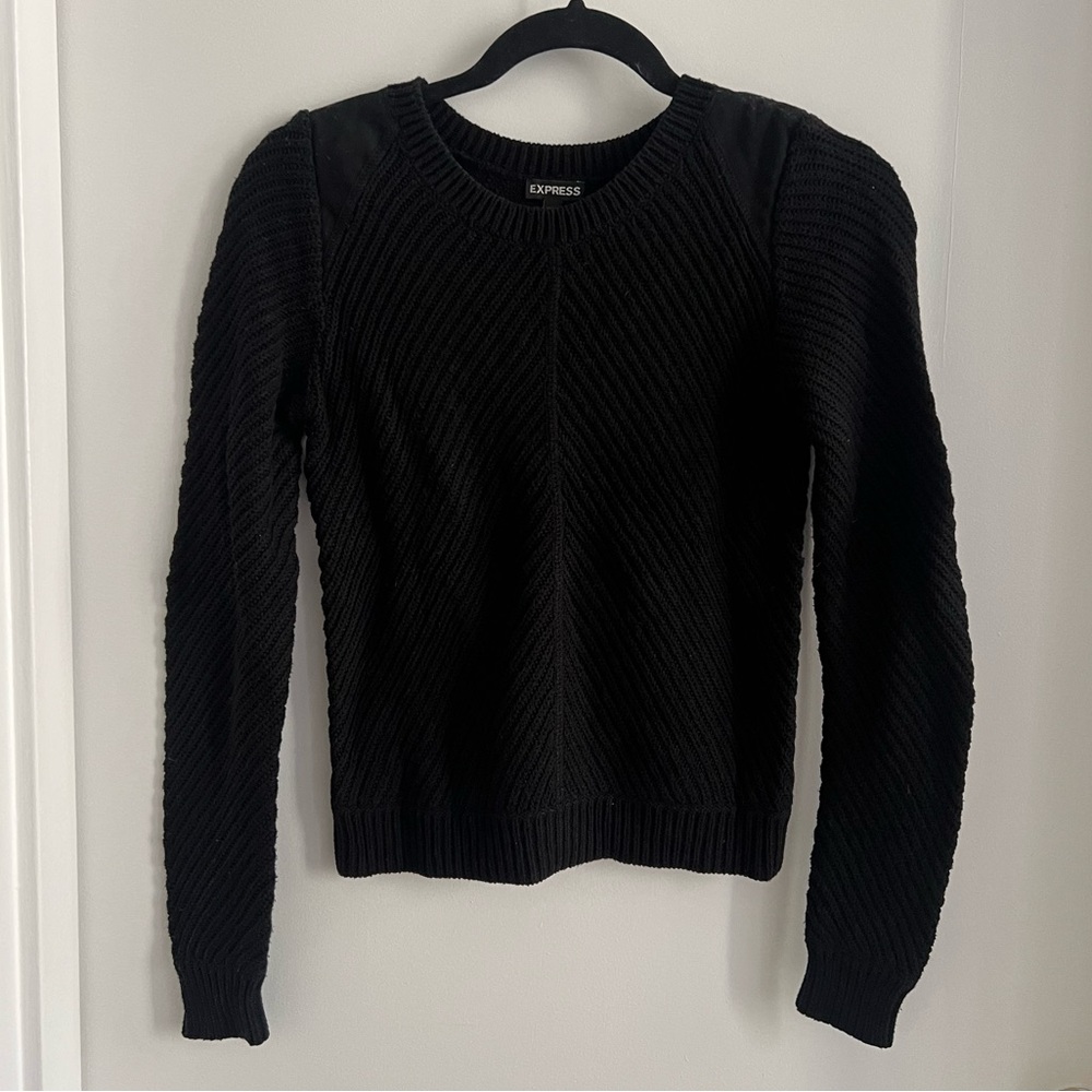 Express shoulder detail sweater